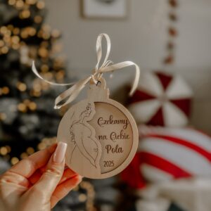 Bombka Jestem w ciąży 3D