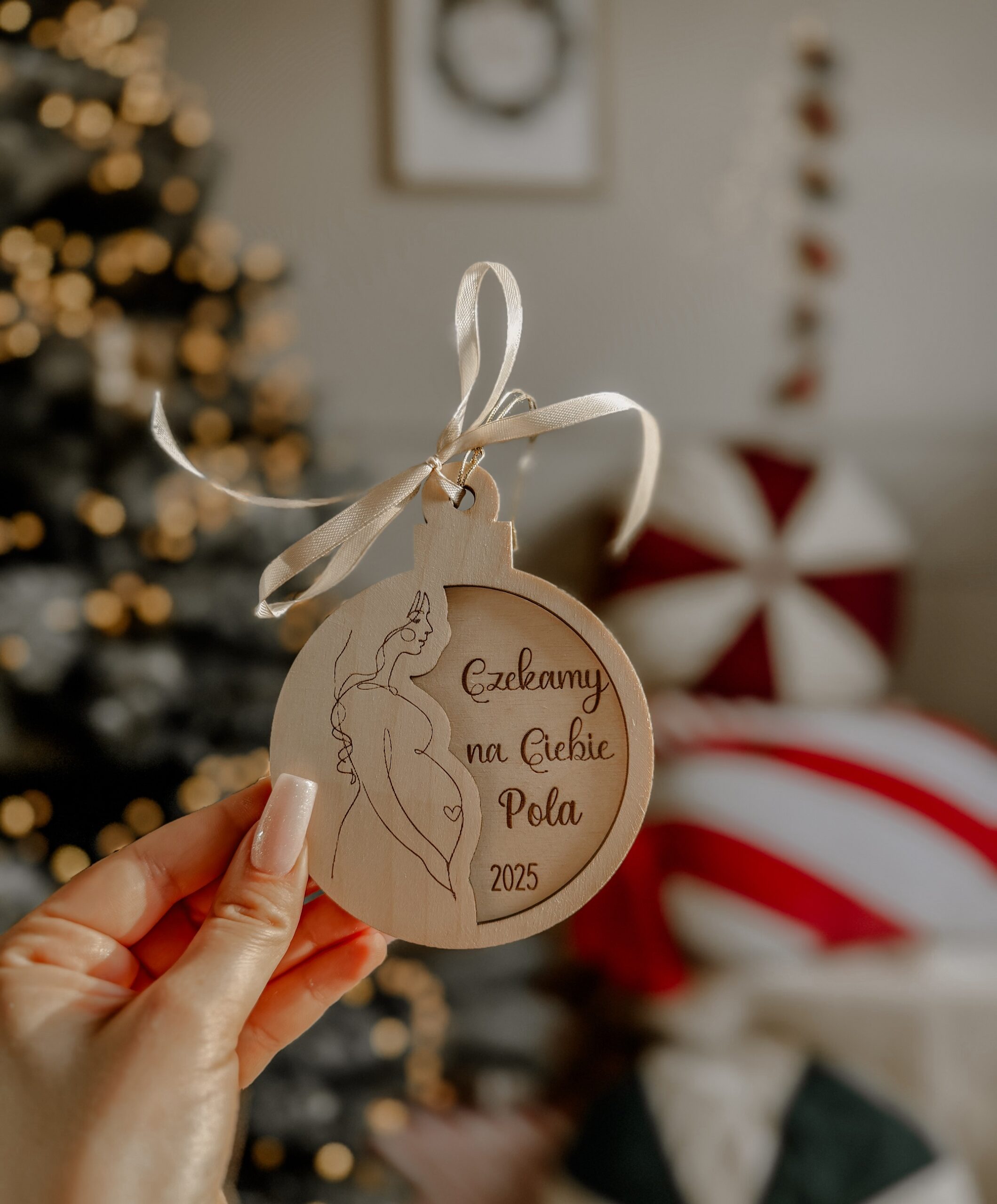 Bombka Jestem w ciąży 3D