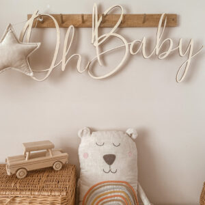 Napis na ścianę "Oh Baby"