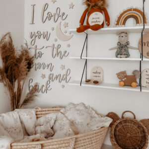 Napis na ścianę " I love you to..."