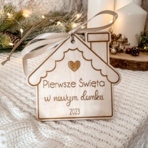 Bombka Świąteczny domek