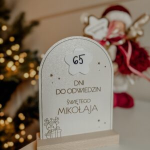 Tabliczka odliczająca do Świąt