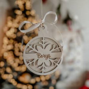 Bombka Duża Śnieżynka