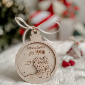 Bombka Jelonek z prezentem