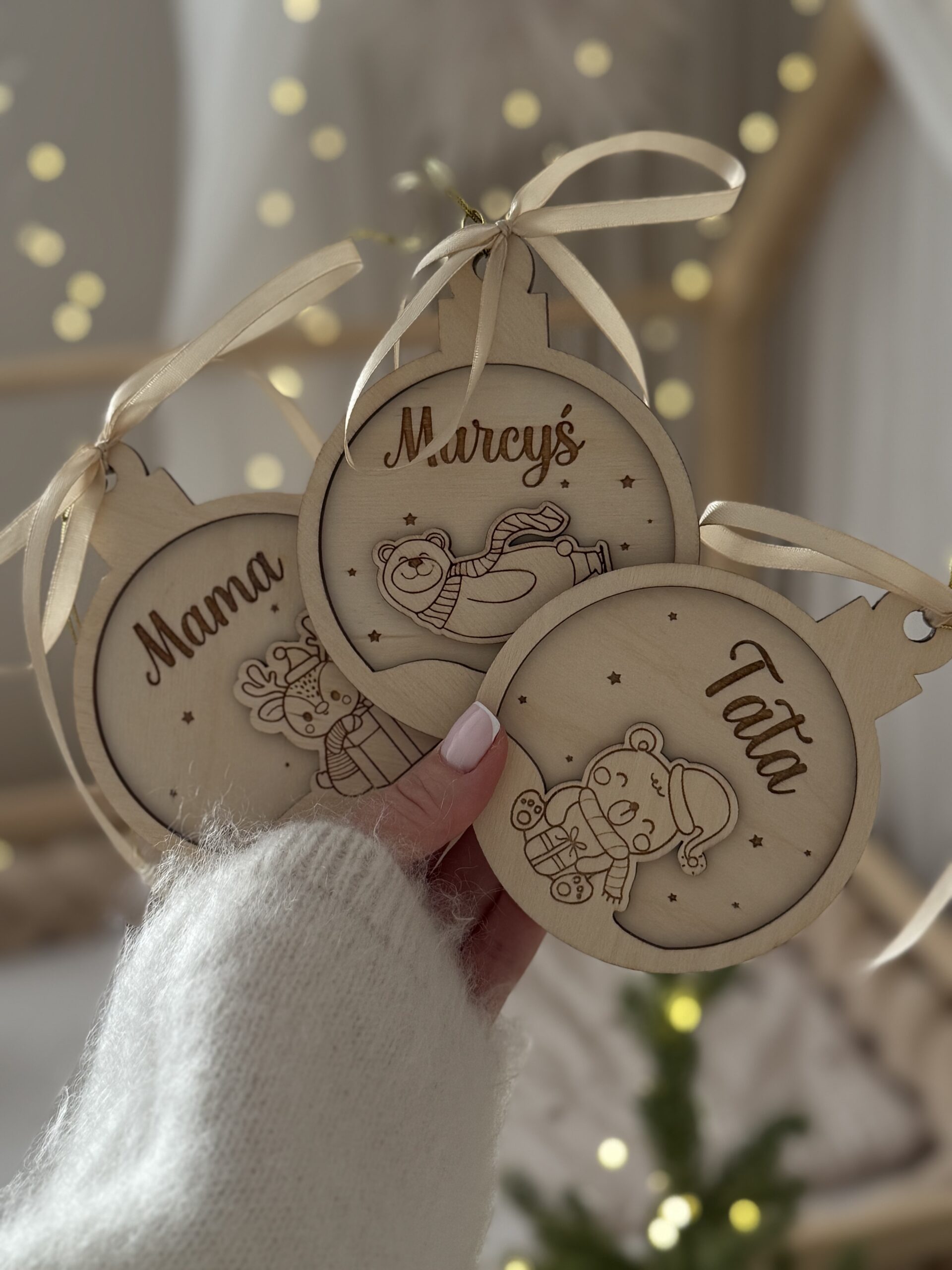 Bombka Miś z prezentem - obrazek 4