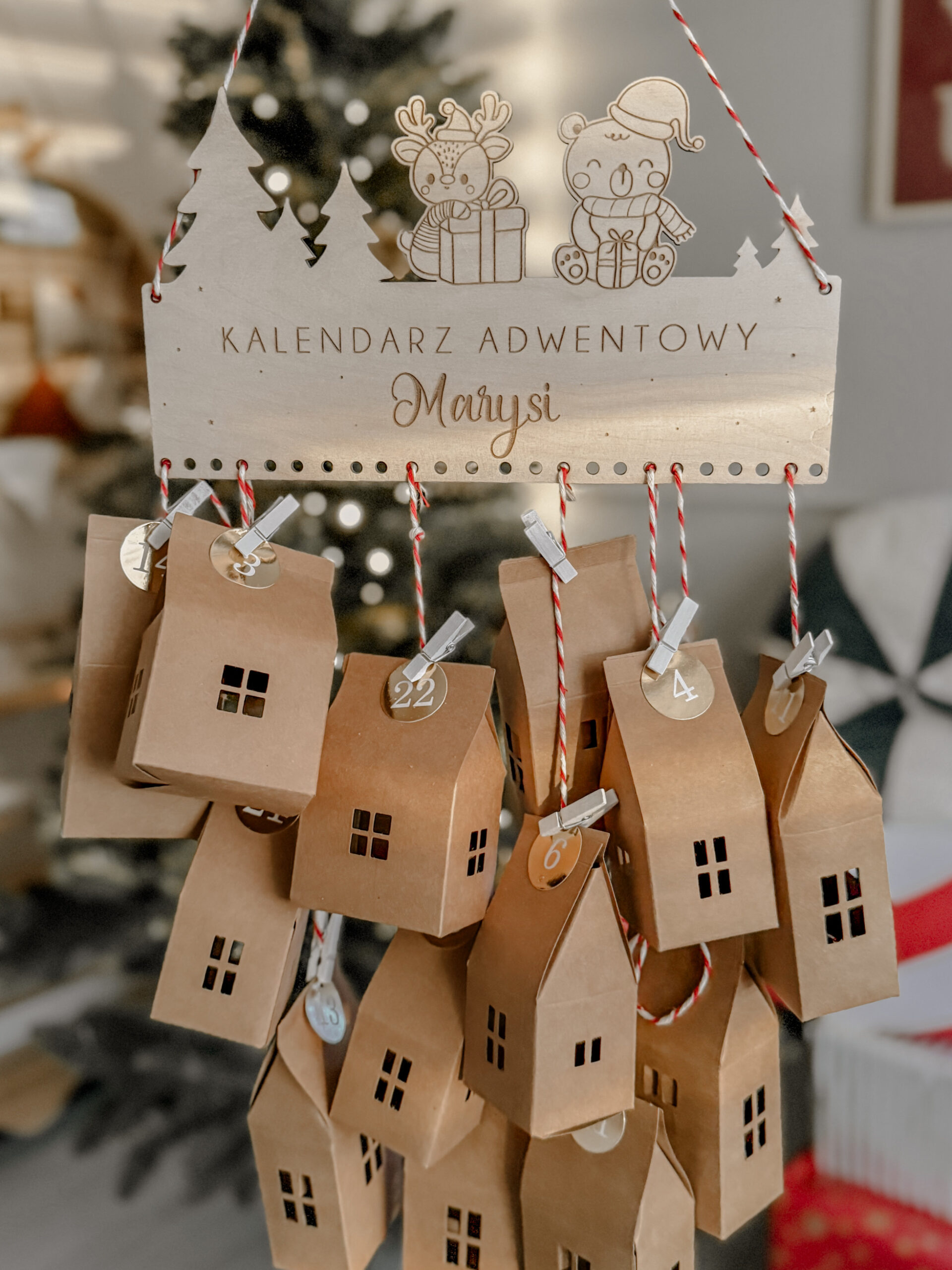 Kalendarz Adwentowy Jelonek i Miś - obrazek 2