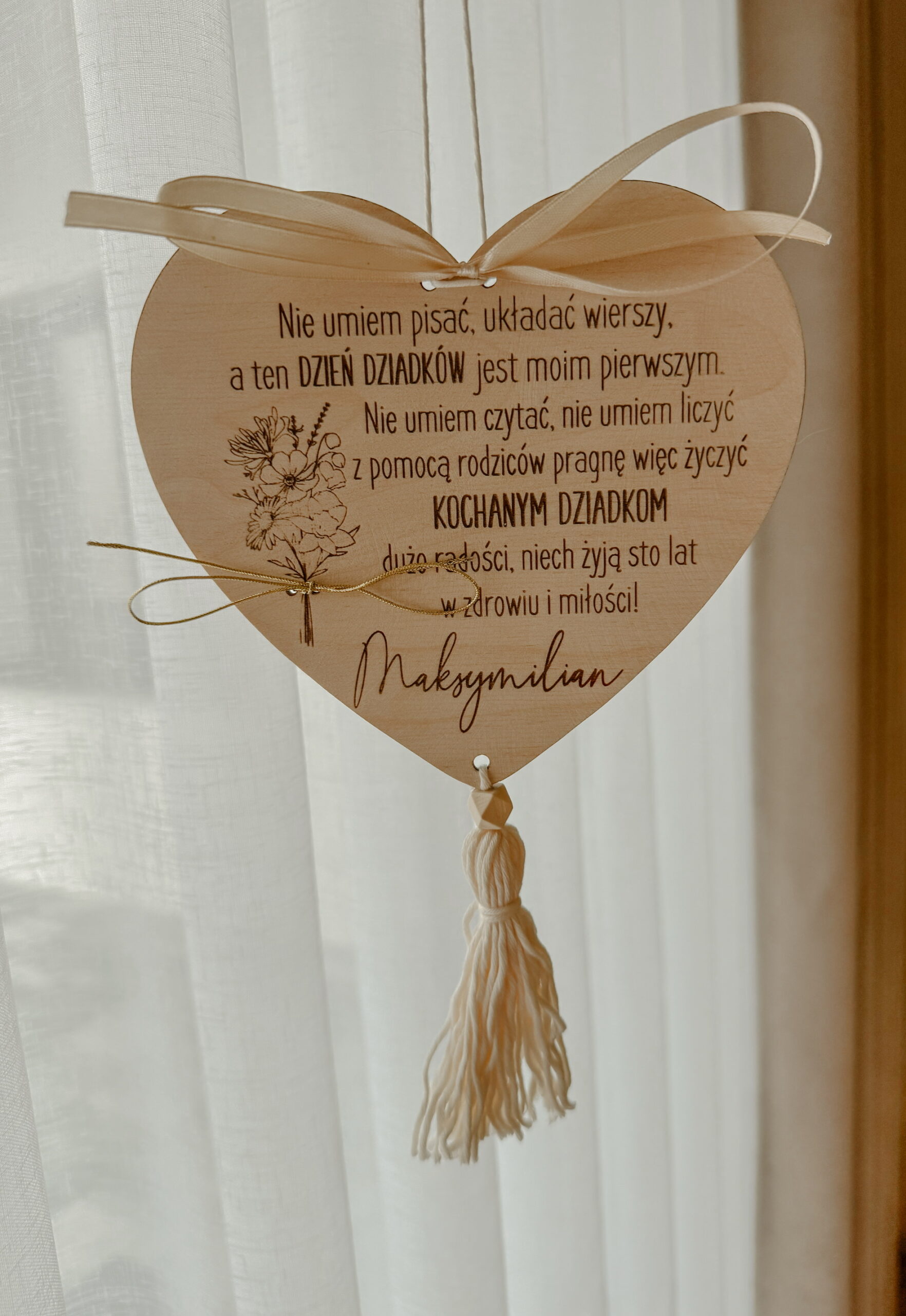 Tabliczka Serduszko dla Dziadków - obrazek 5