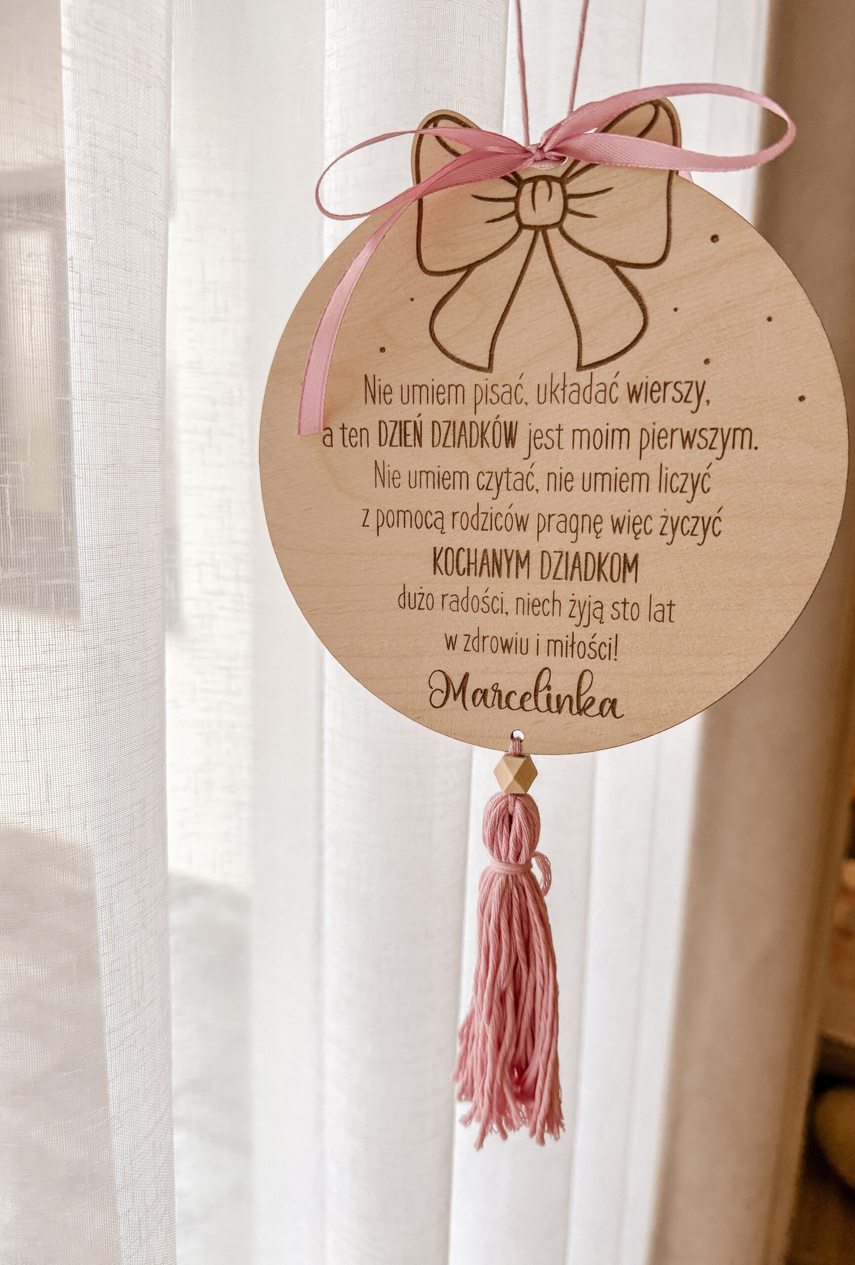 Tabliczka Kokardka dla Dziadków