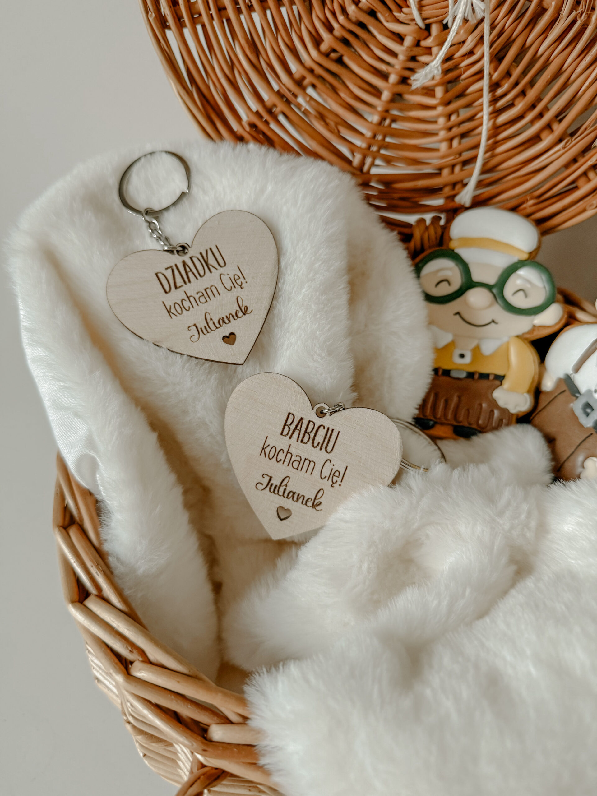 Brelok Serduszko dla dziadków
