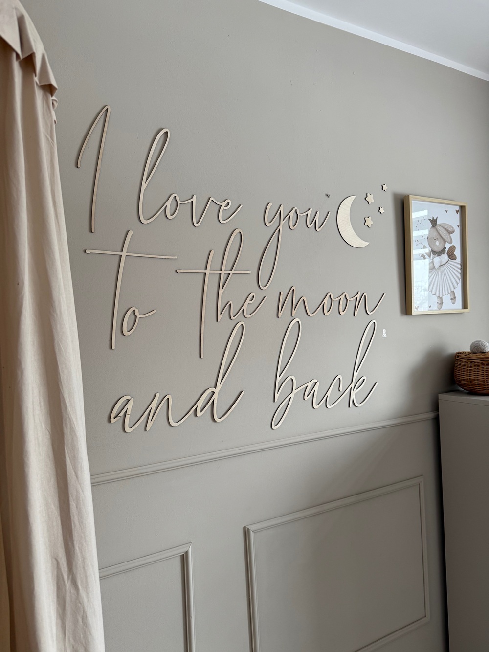 Napis na ścianę " I love you to..." II