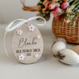 Jajko Plexi ze stokrotkami