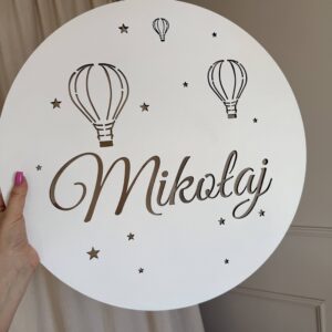 Lampka Mikołaj 47cm Zasilacz