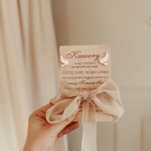 Zaproszenie Wzór 4 (gołąbki)