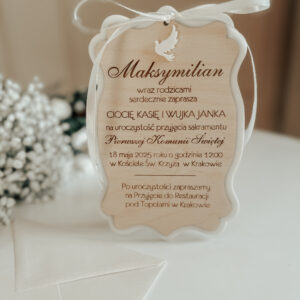 Zaproszenie Wzór 8 (Plexi)