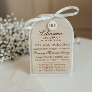 Zaproszenie Wzór 6 (Półokrągły IHS)