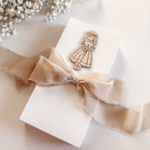 Pudełko prostokątne na Komunię Św. Wzór 11 (Dziewczynka)