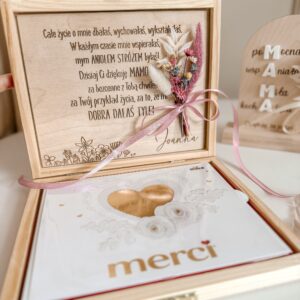 Pudełko z życzeniami dla Mamy