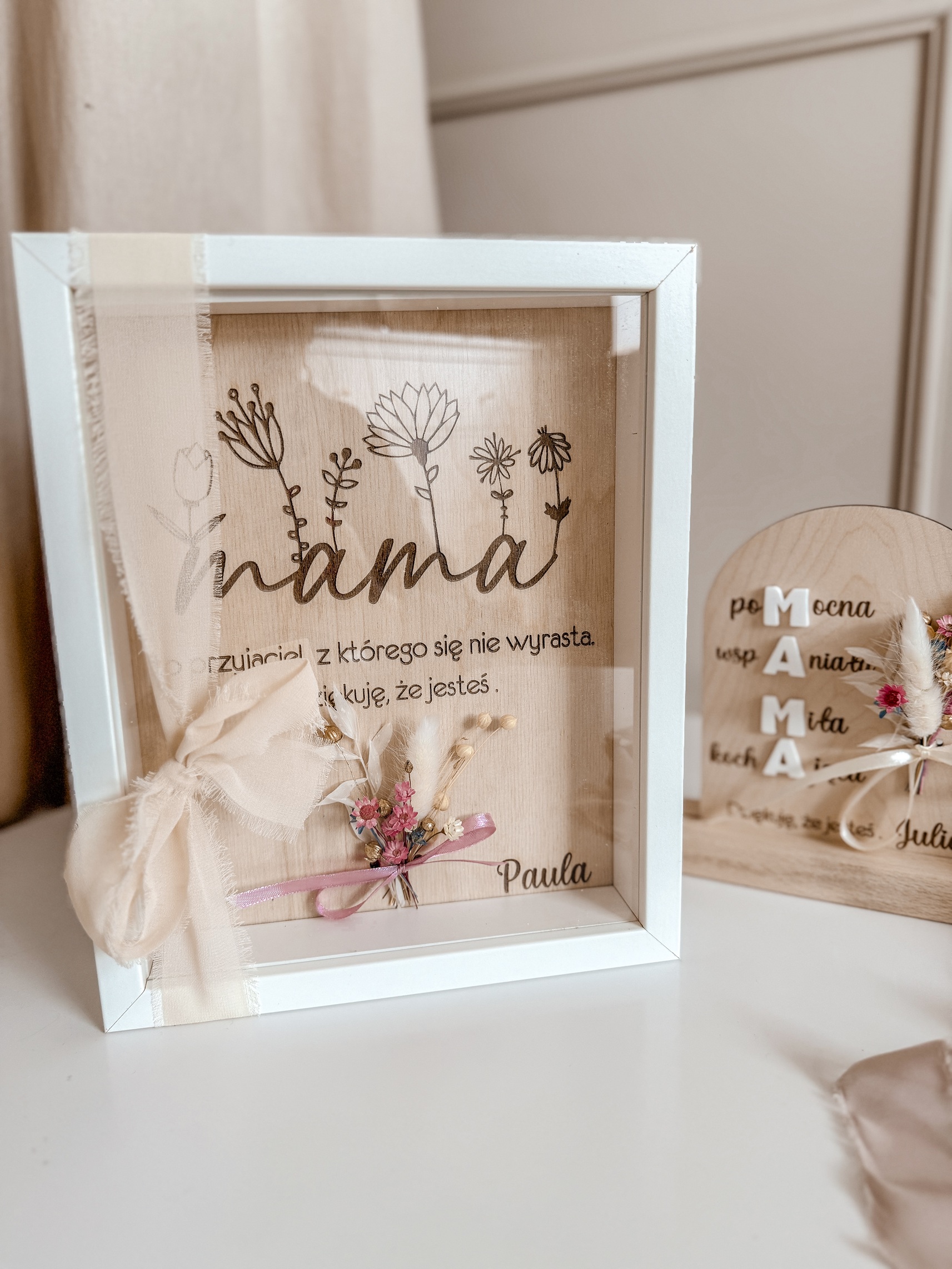 Ramka na Dzień Mamy Wzór I "Mama to przyjaciel..."