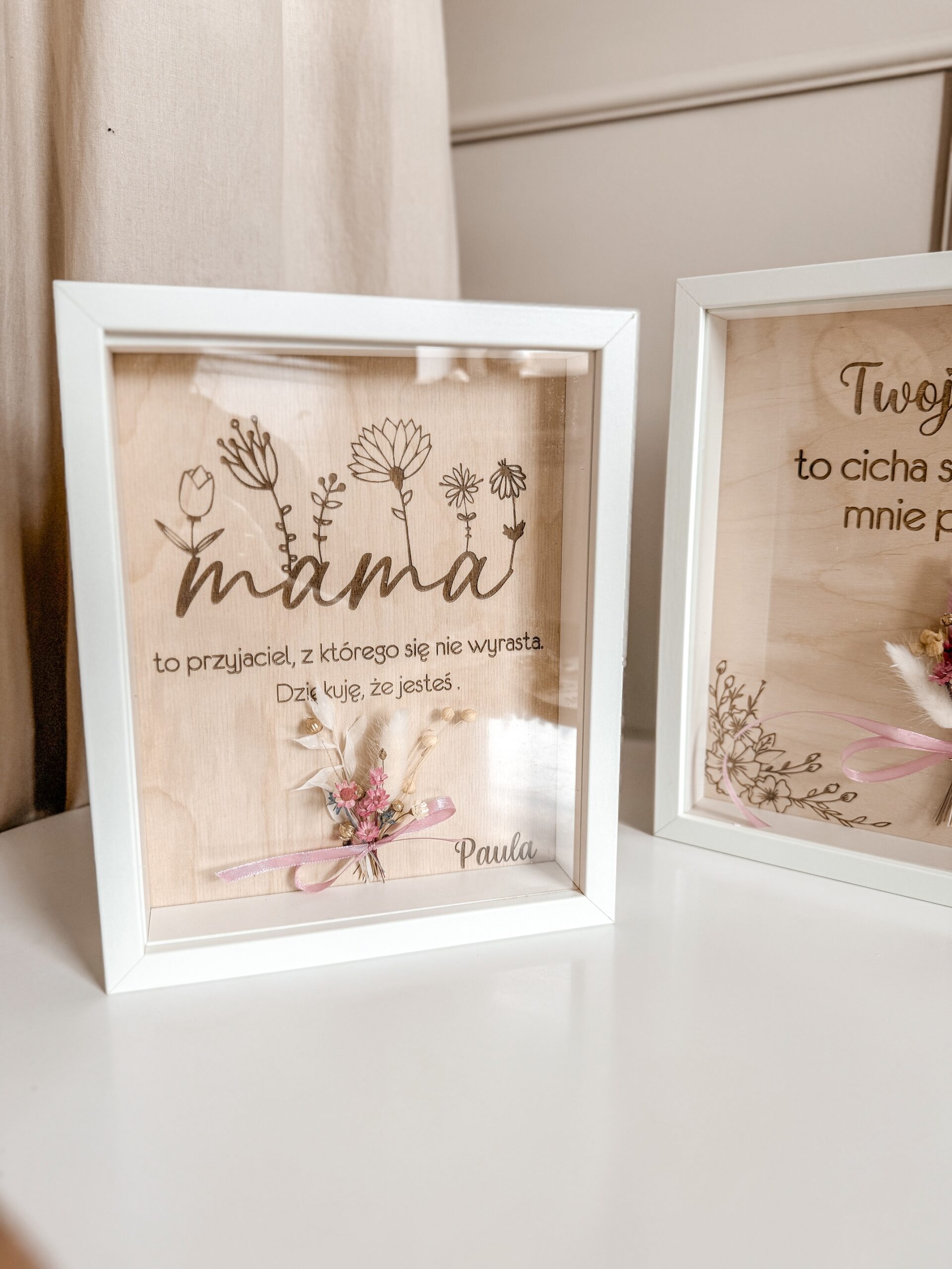 Ramka na Dzień Mamy Wzór I "Mama to przyjaciel..." - obrazek 3