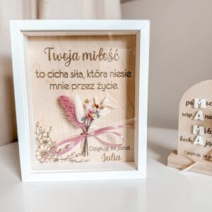 Ramka na Dzień Mamy Wzór III "Twoja miłość..."
