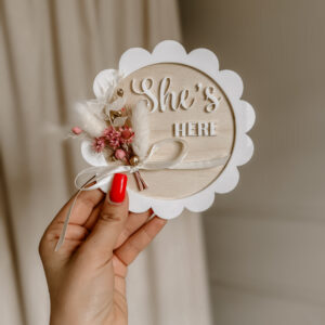 Tabliczka z falbanką Plexi