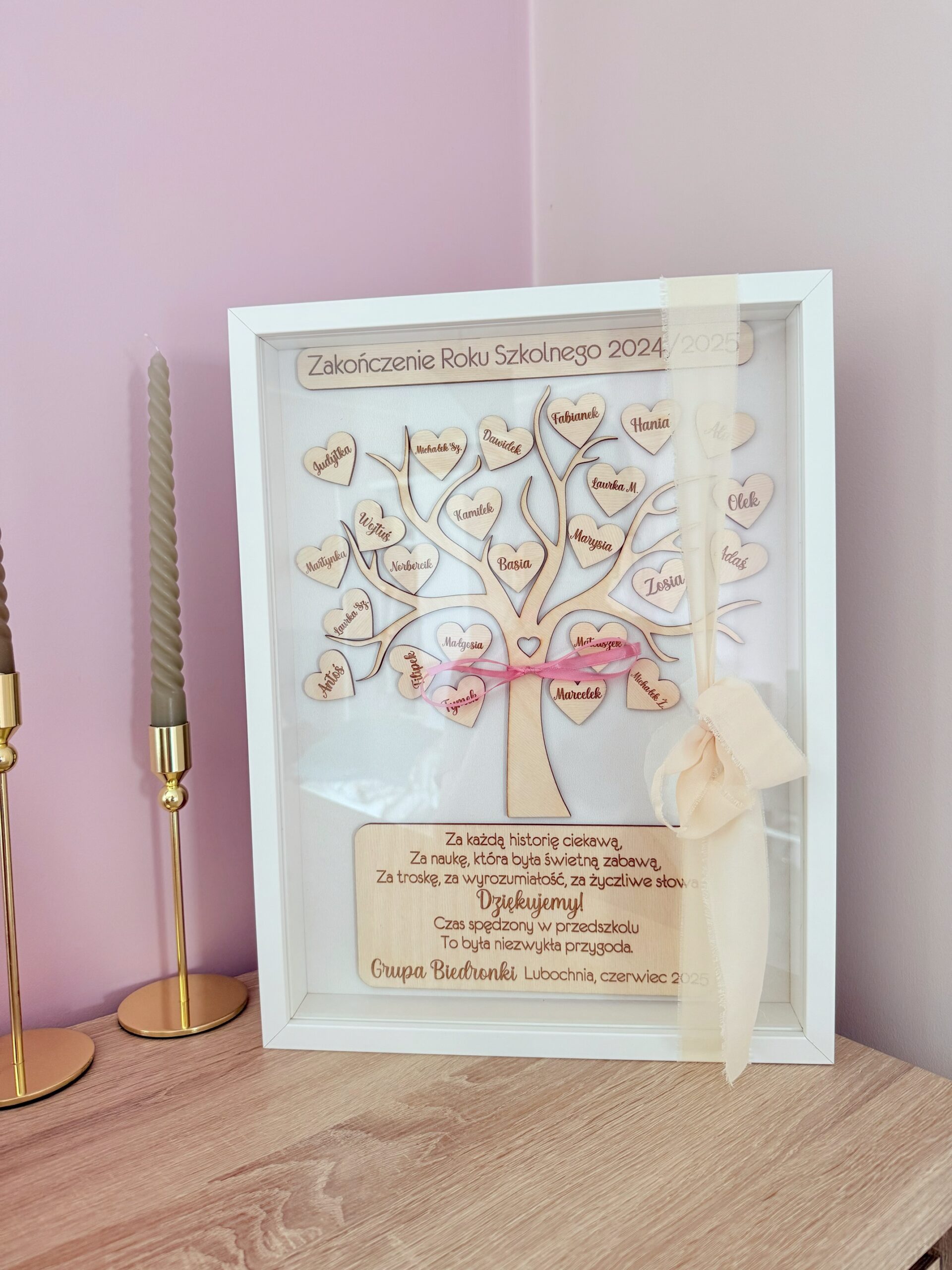 Ramka dla Nauczyciela "drzewko"  Duża - obrazek 2