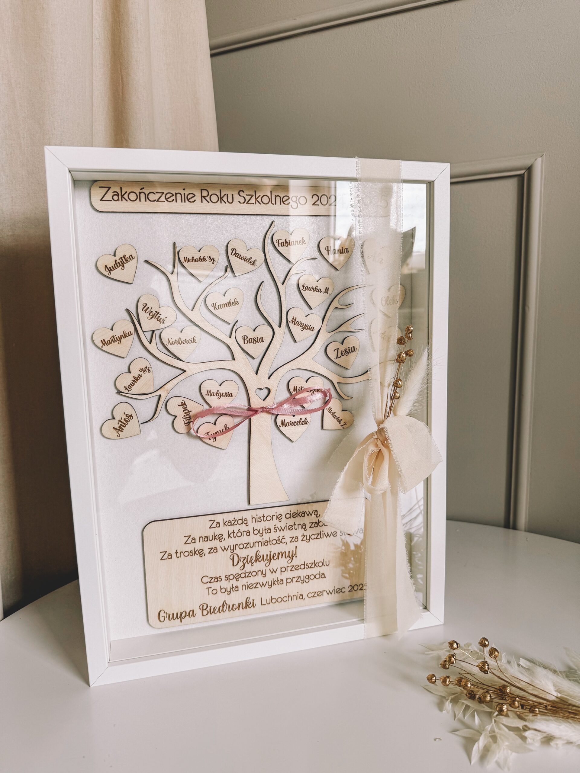 Ramka dla Nauczyciela "drzewko"  Duża