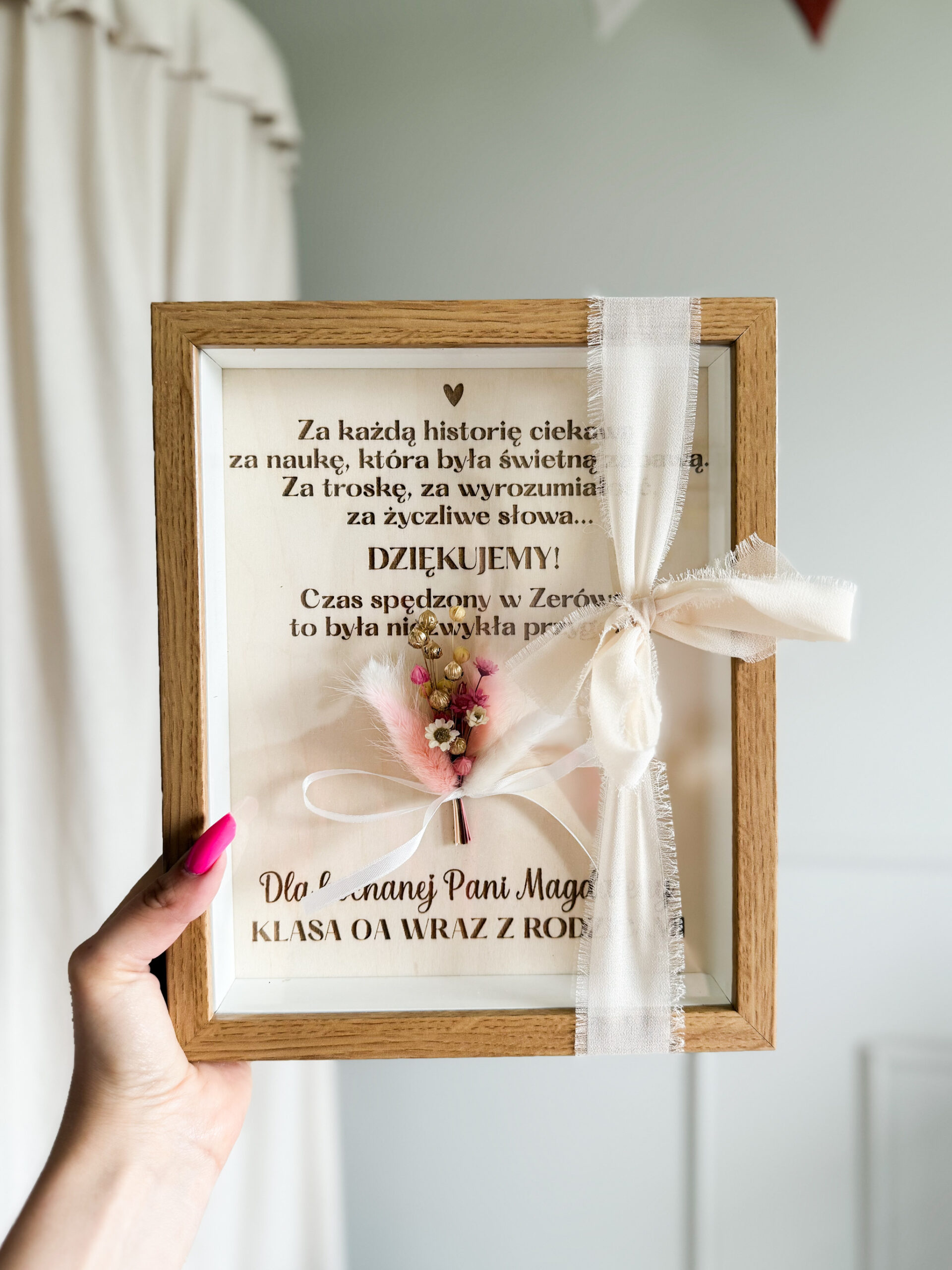 Ramka dla Nauczyciela "Bukiecik" - obrazek 3