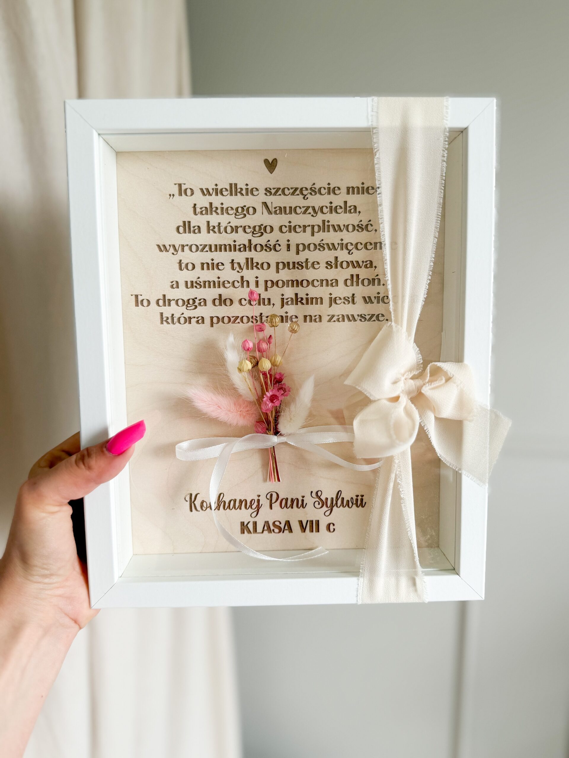 Ramka dla Nauczyciela "Bukiecik" - obrazek 2