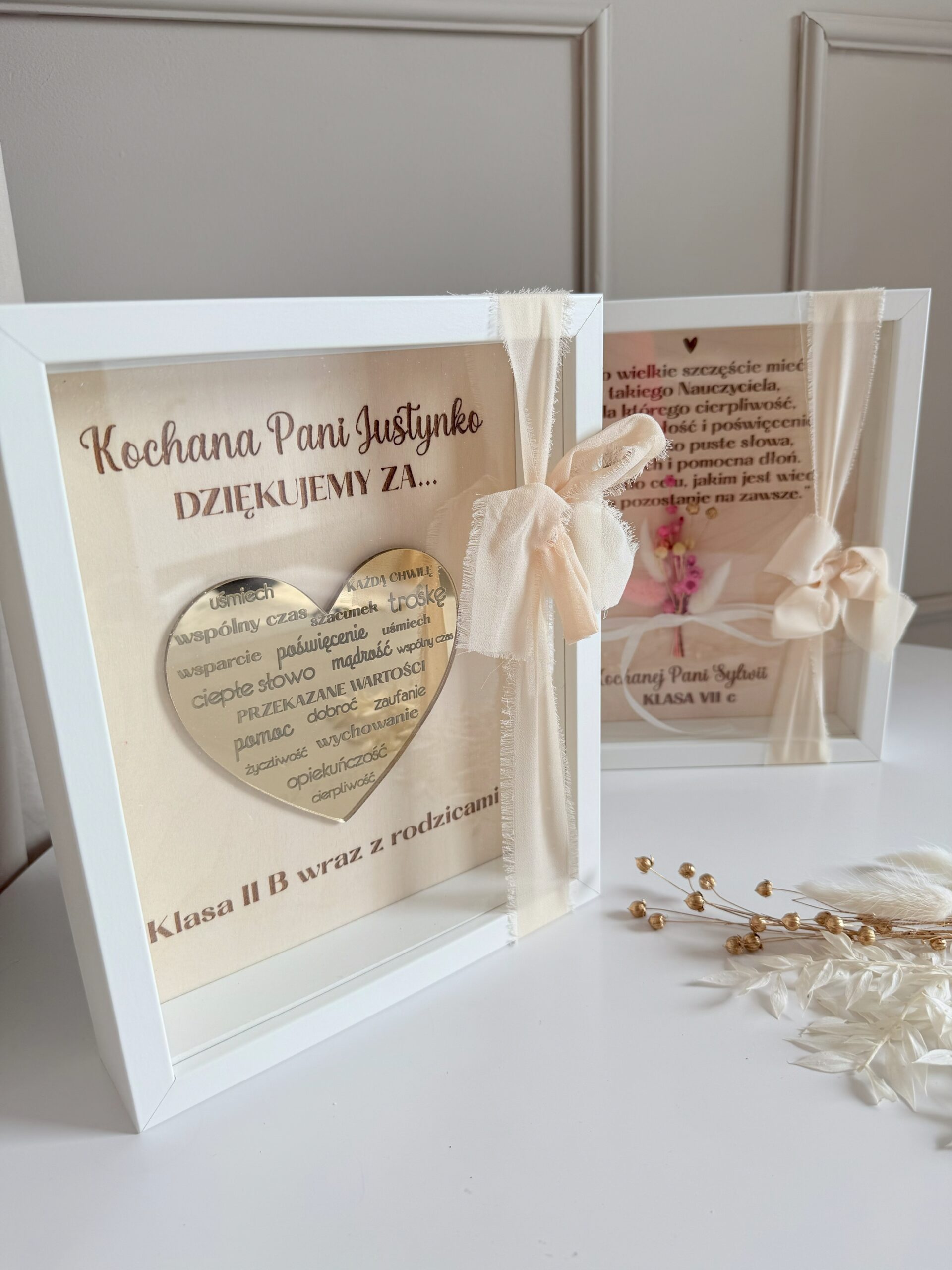 Ramka dla Nauczyciela "złote serce" - obrazek 4