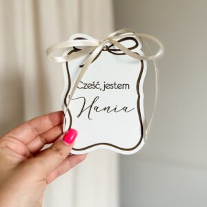 Tabliczka ze wstążeczką