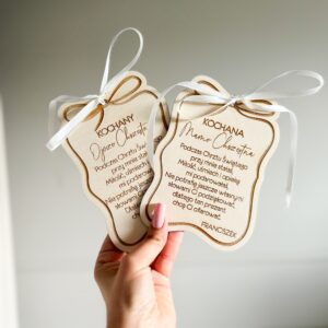 Tabliczka Podziękowania ze wstążeczką