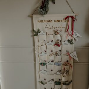 Kalendarz  Adwentowy z kieszonkami