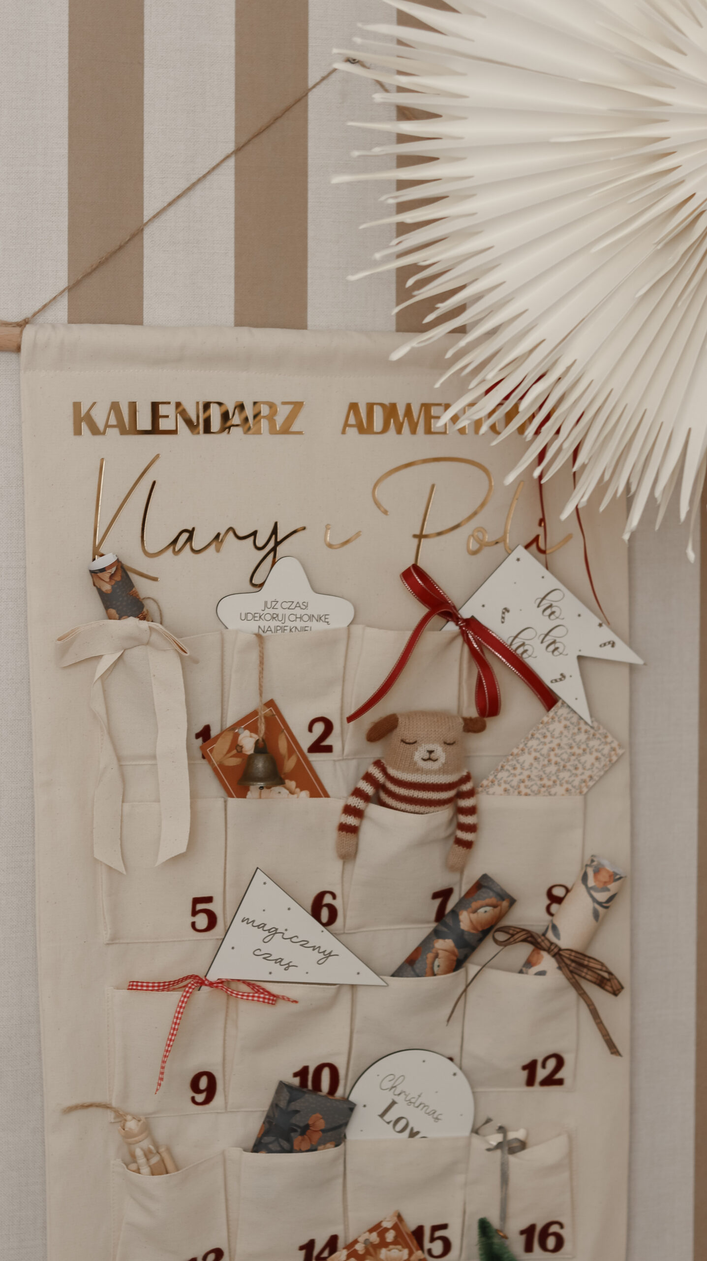 Personalizowany kalendarz adwentowy na Święta