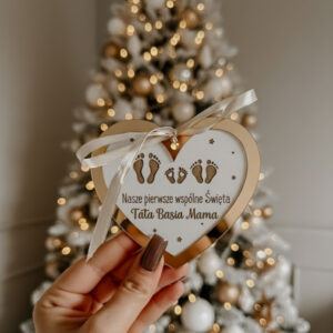 Bombka Serduszko Rodzinna