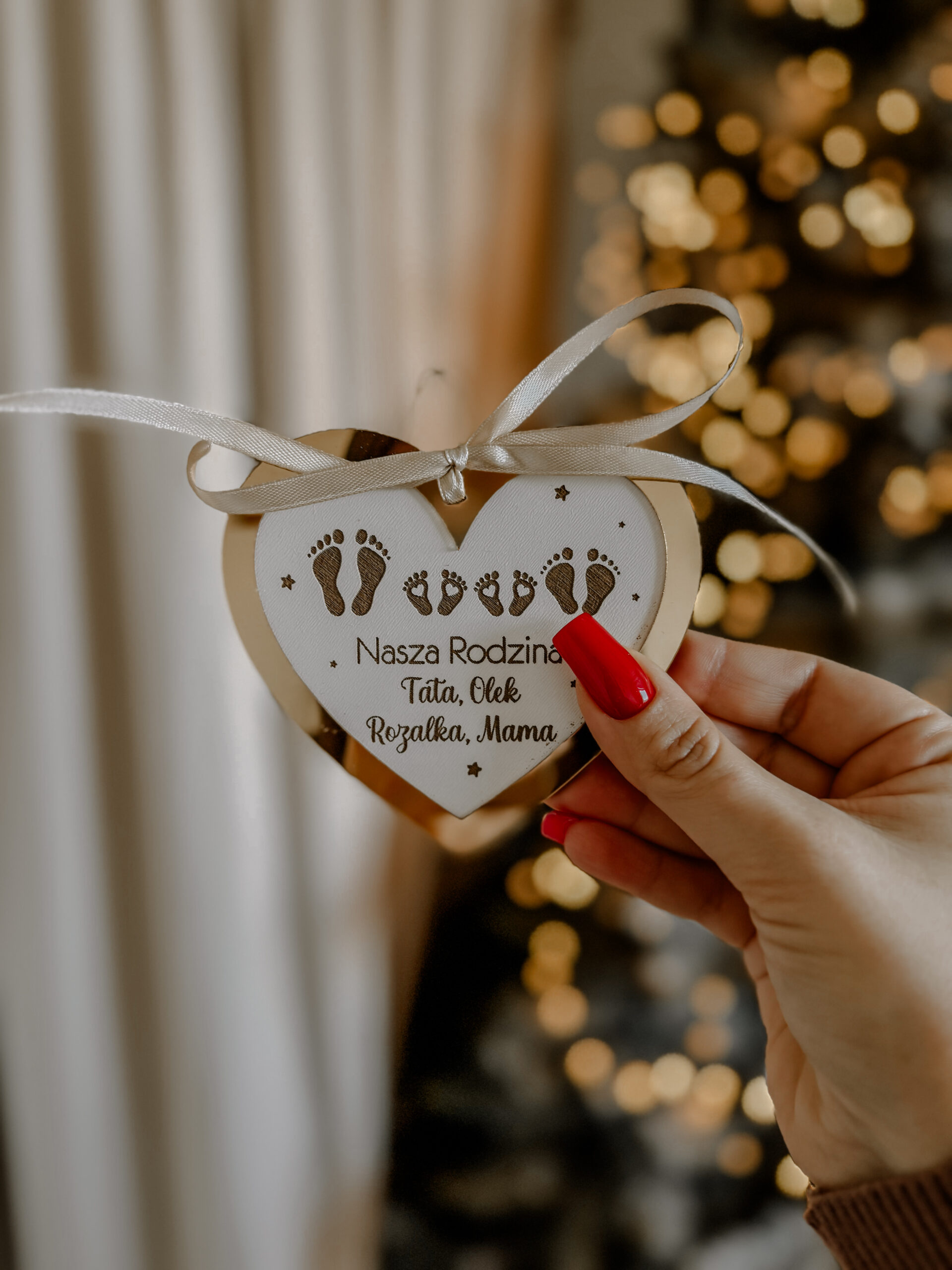 Bombka Serduszko Rodzinna - obrazek 2