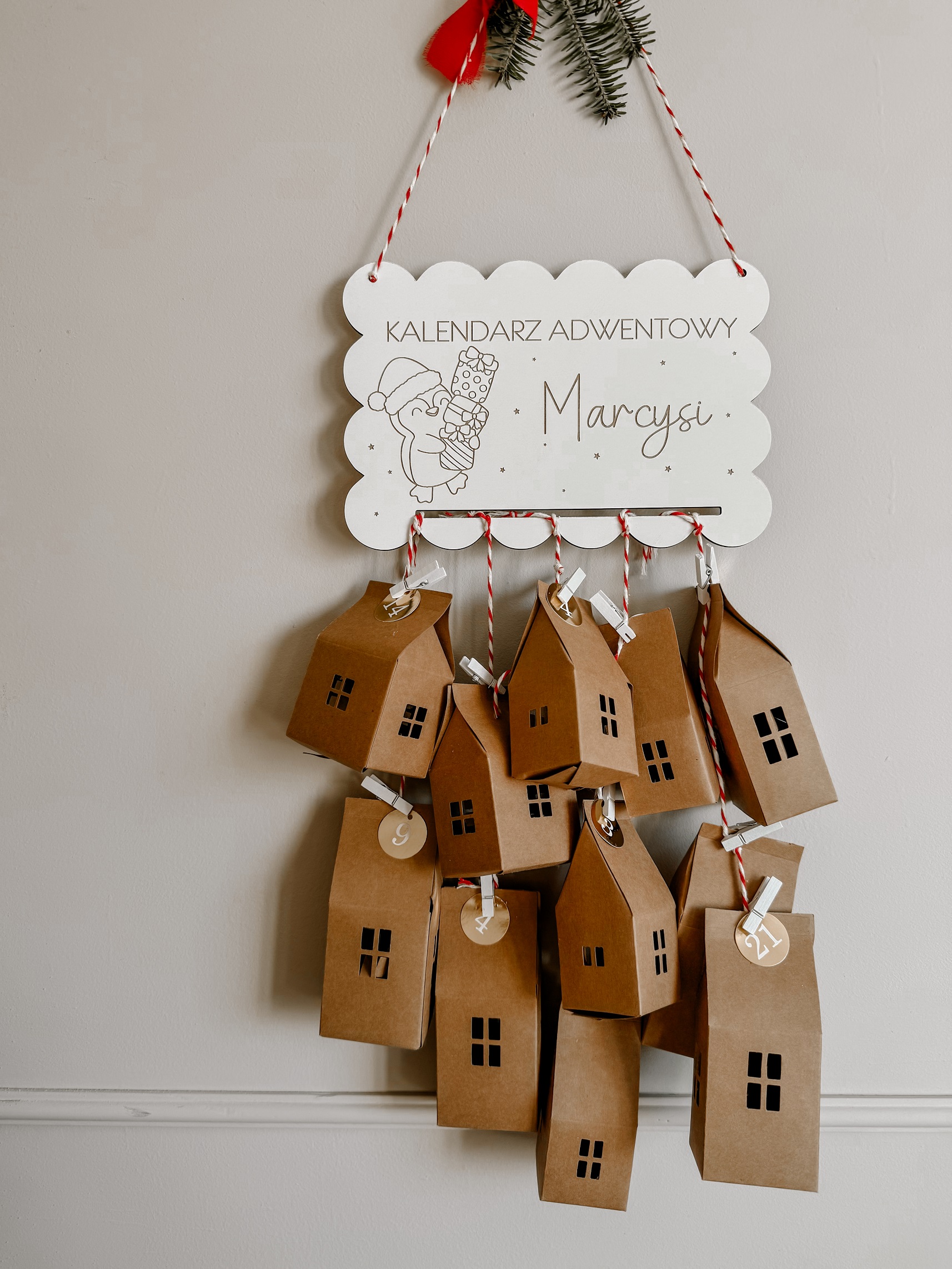 Kalendarz Adwentowy Pingwinek - obrazek 2