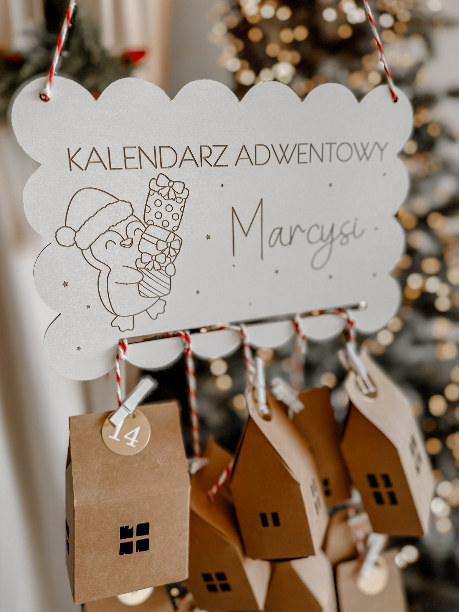 Kalendarz Adwentowy Pingwinek - obrazek 3