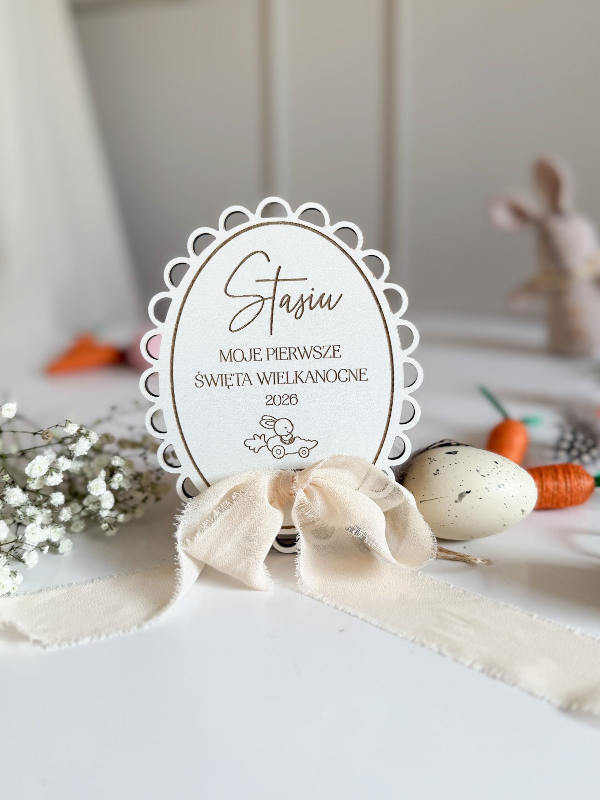 Wielkanocna Tabliczka do zdjęć Wzór IV