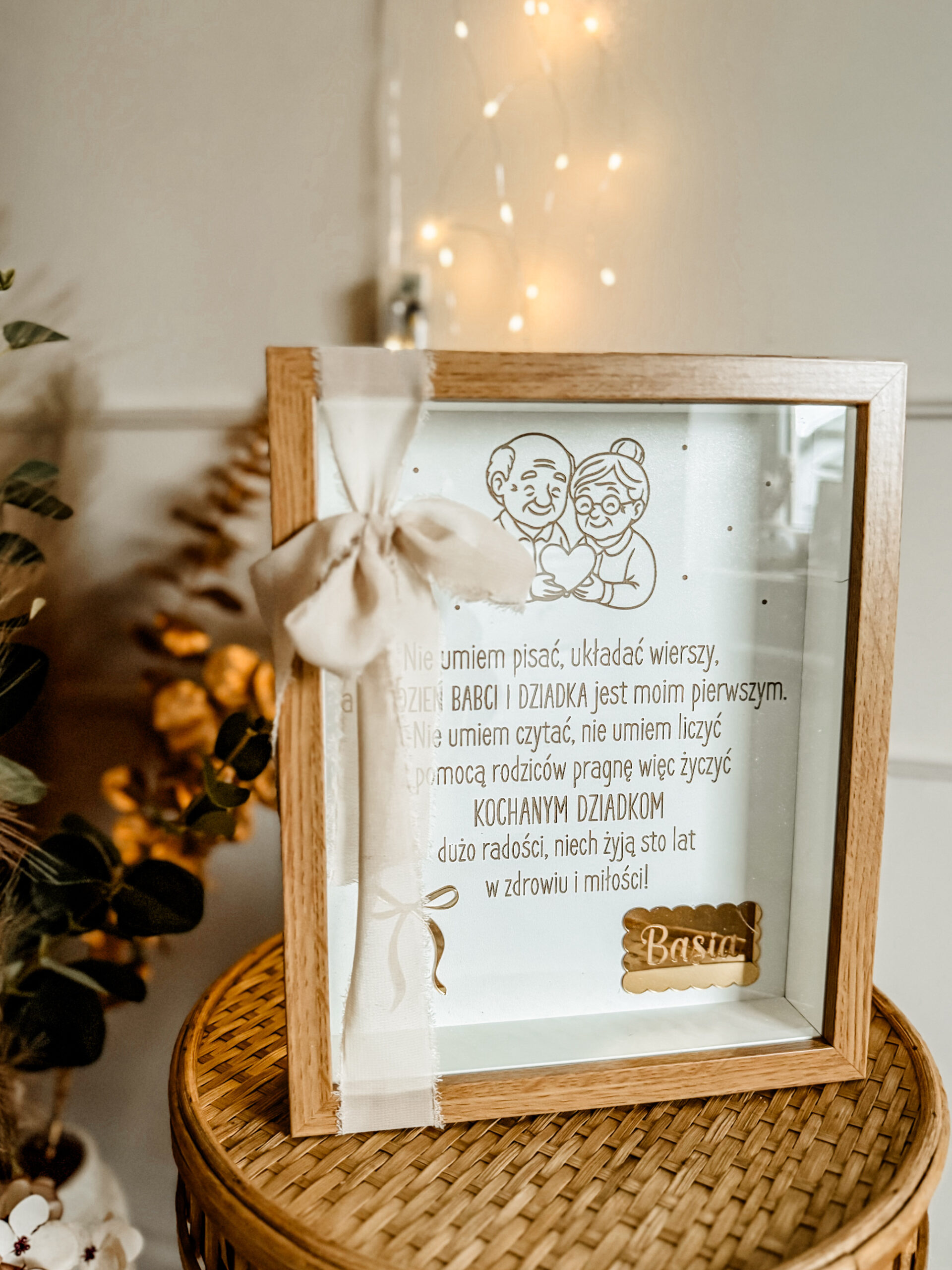 Ramka Dla Dziadków "Nie umiem pisać, układać wierszy..." - obrazek 3