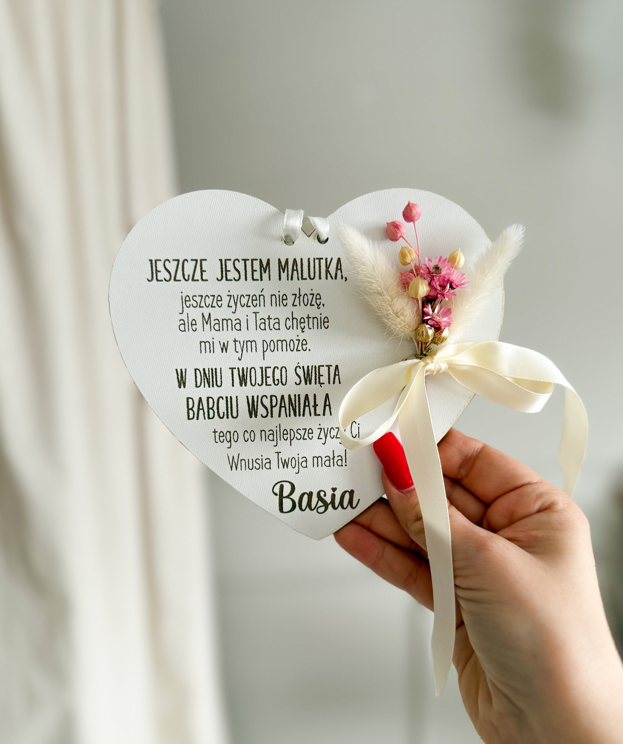 Tabliczka Dla Dziadków z Bukiecikiem