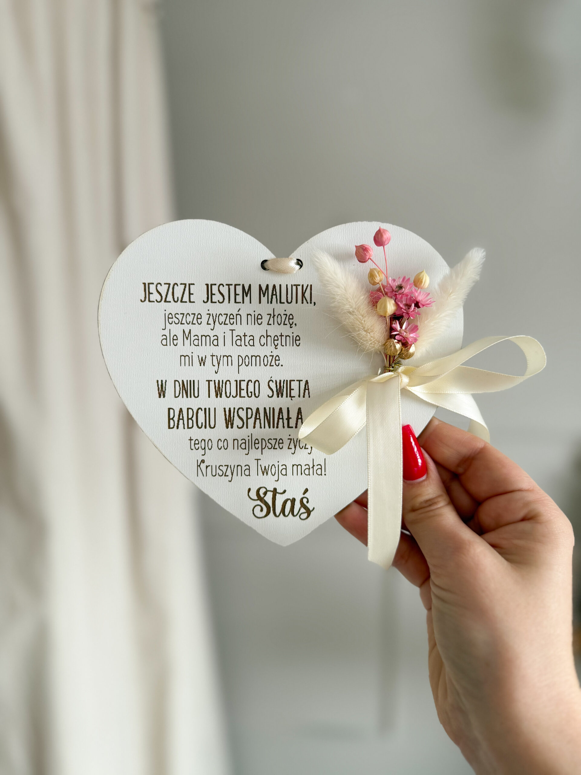 Tabliczka Dla Dziadków z Bukiecikiem - obrazek 5