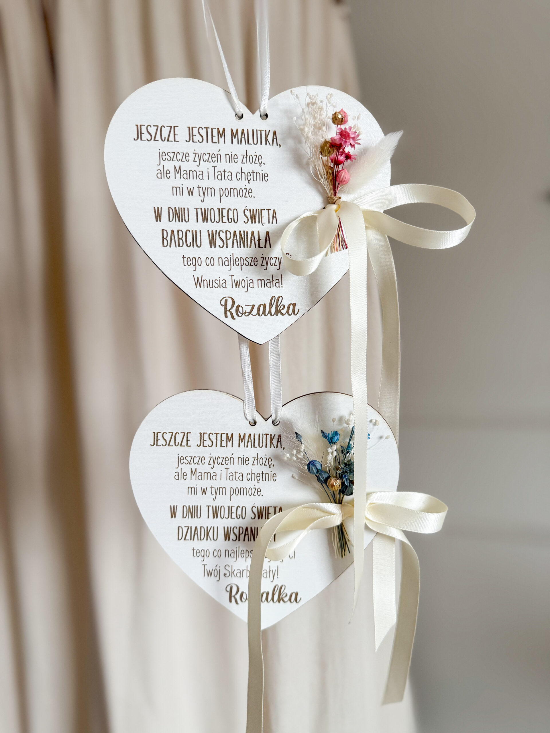 Tabliczka Dla Dziadków z Bukiecikiem - obrazek 3