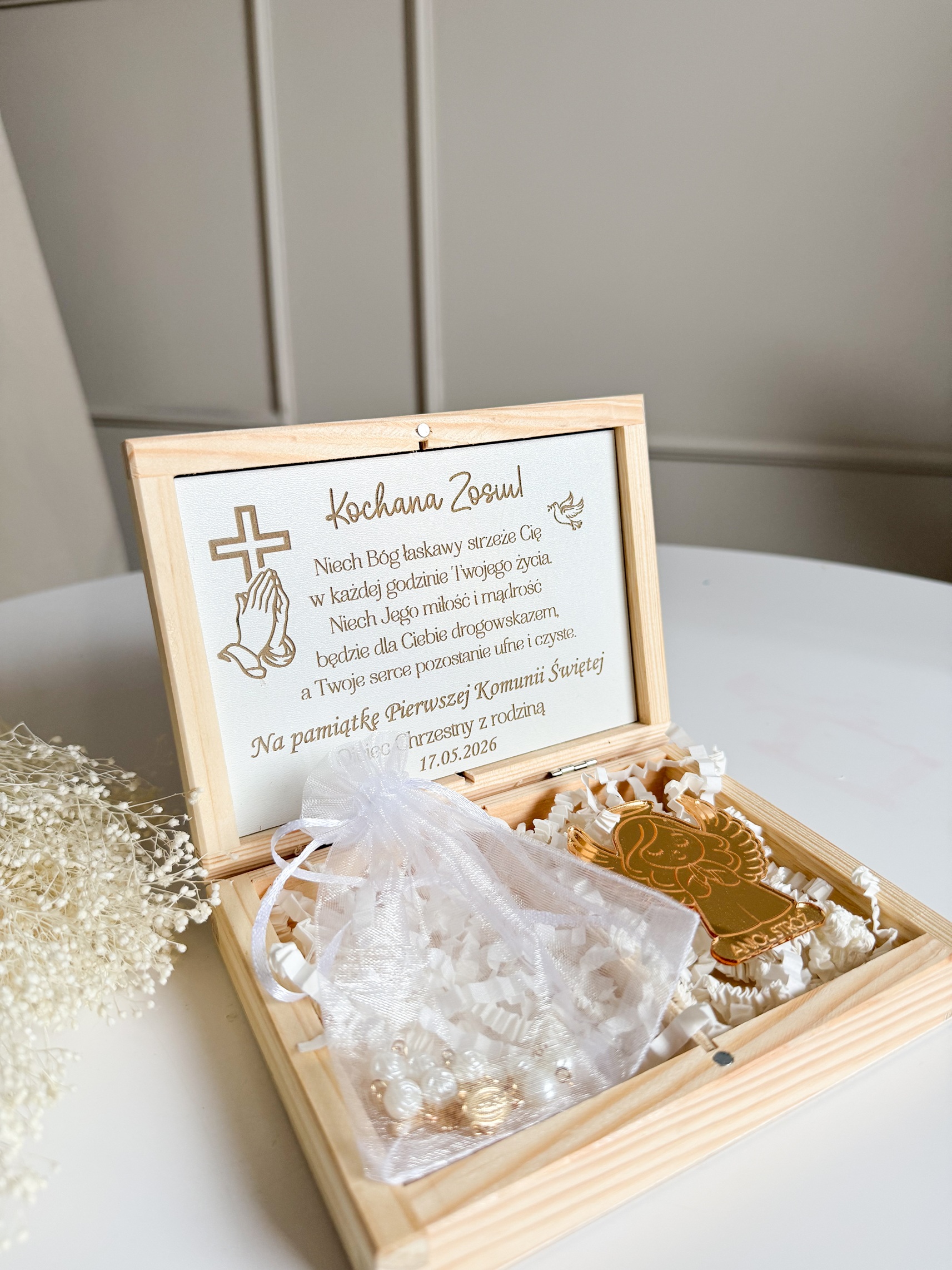 Szkatułka z Różańcem wzór 3 - obrazek 3