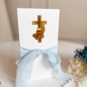 Pudełko prostokątne na Komunię Św. Wzór 17