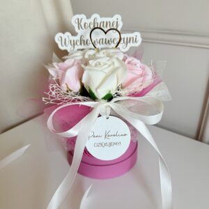 Flowerbox z różami dla Nauczyciela