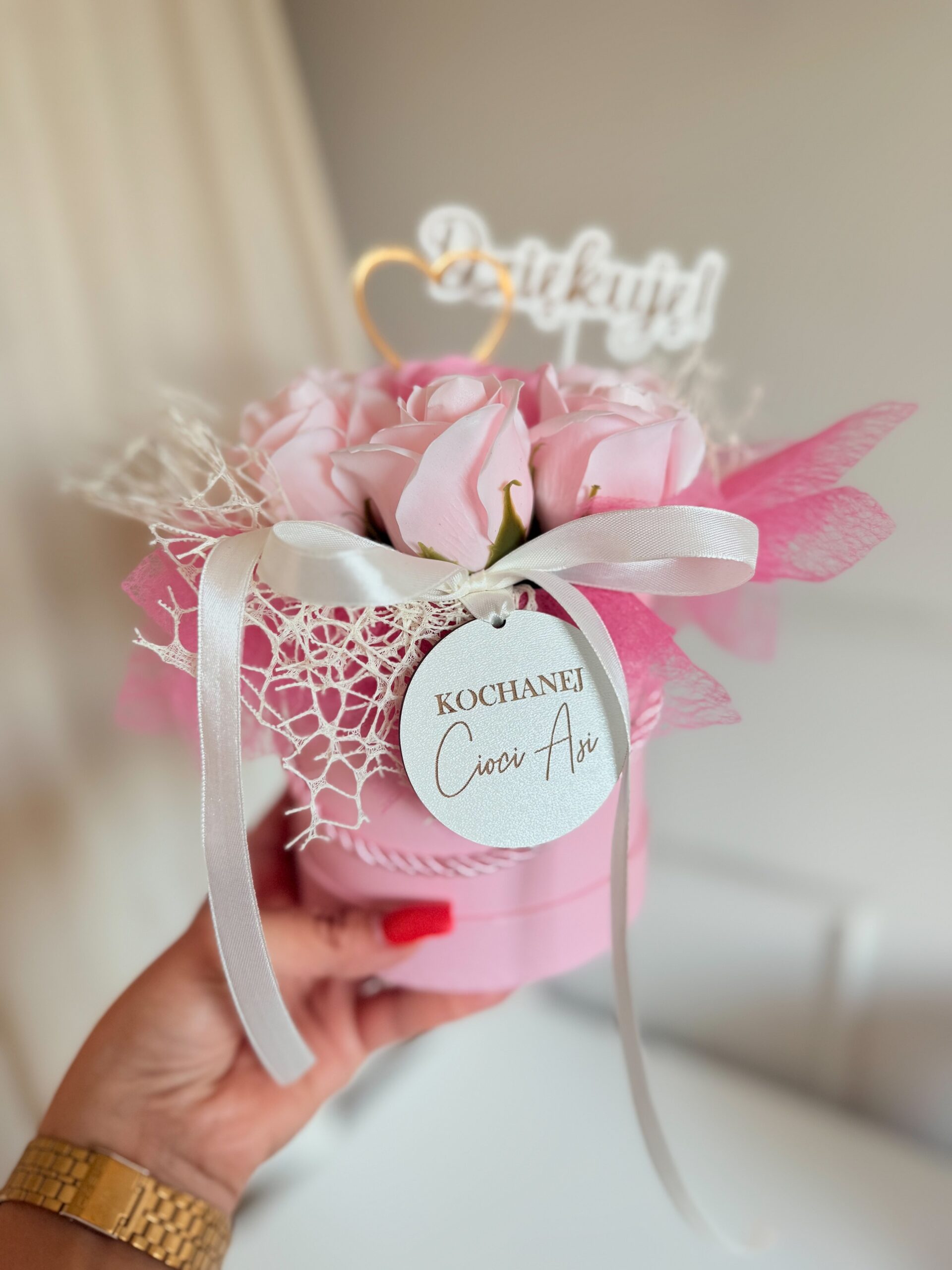 Flowerbox z różami dla Nauczyciela - obrazek 7